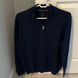 Ted Baker men’s blue quarter zip sweater